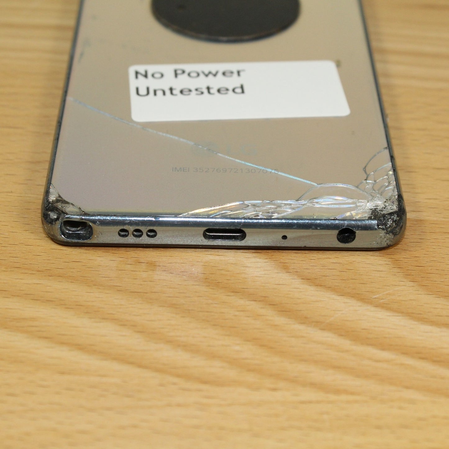 LG Stylo 6 Smartphone 64GB White For Parts or Repair ASIS