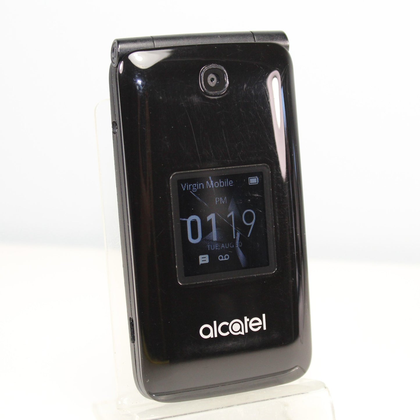 Alcatel Quickflip 4044T (Virgin Mobile) 4G LTE Smartphone - Black, 8GB