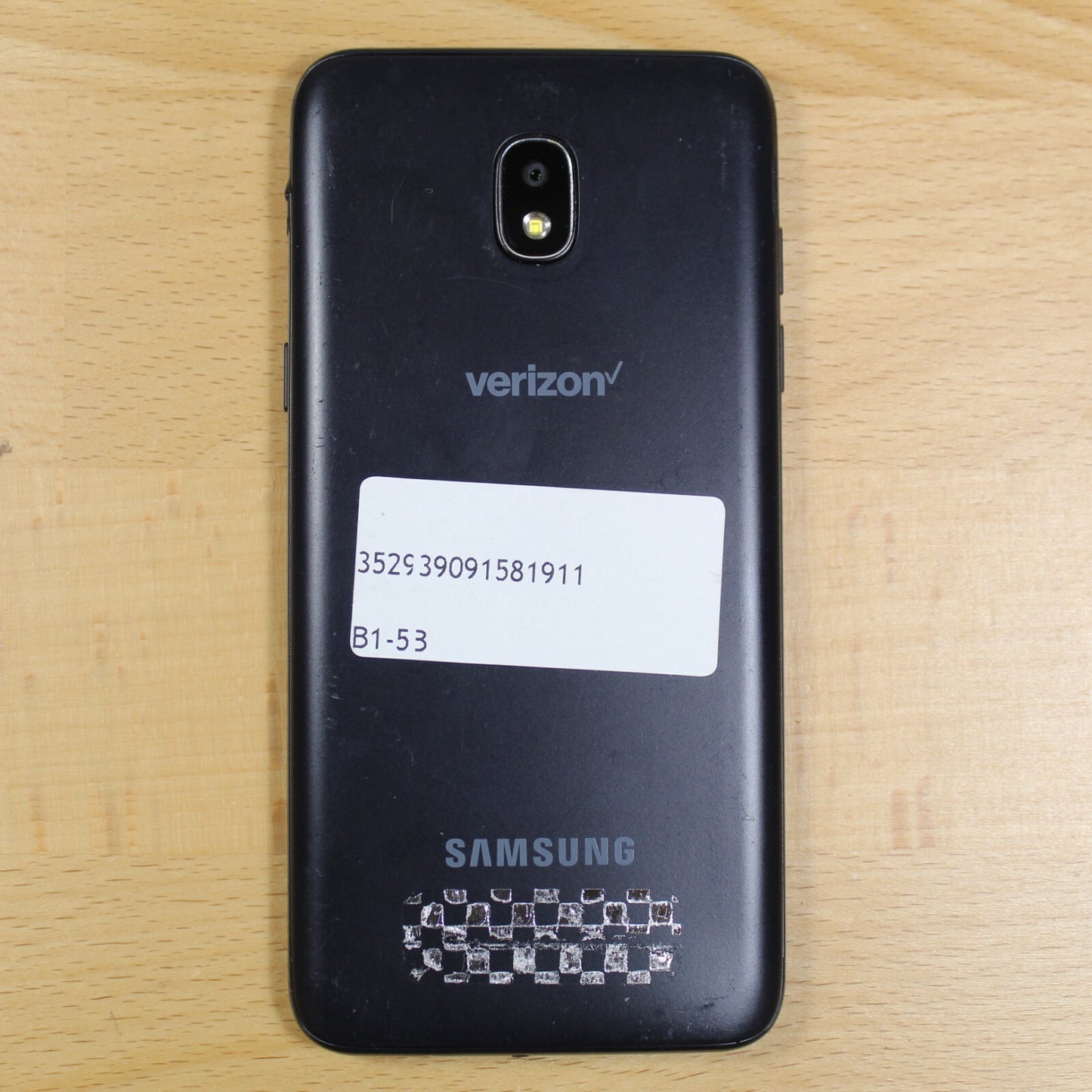 Samsung Galaxy J3 SM-J337V Verizon Smartphone Black For Parts Untested #107
