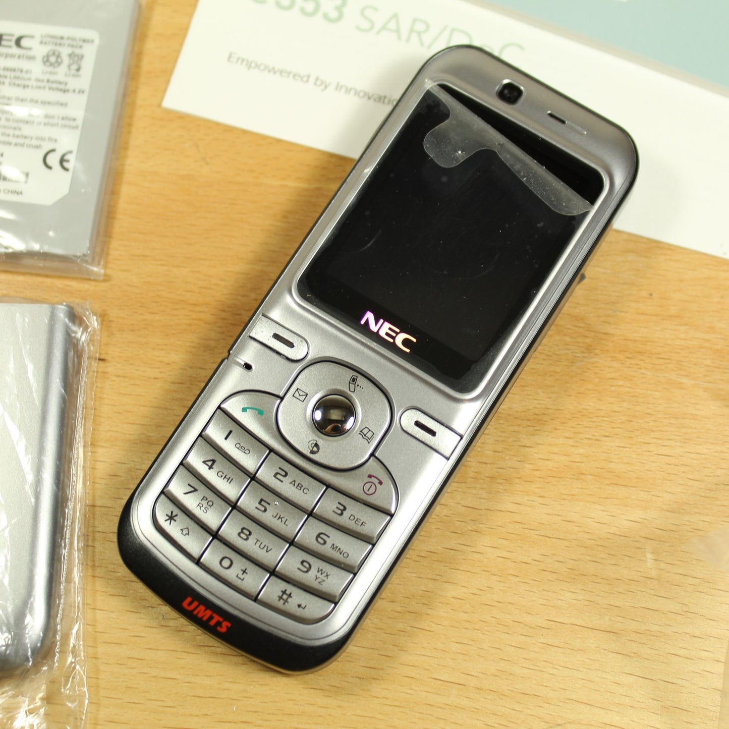 Rare Vintage NEC e353 TIM Phone International In Box Collectible Italian