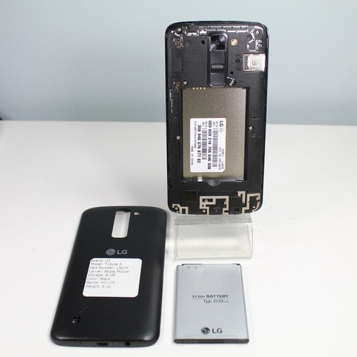 Vintage Classic LG Tribute 5 Boost Mobile 4G LTE Smartphone LS675 Black 8GB