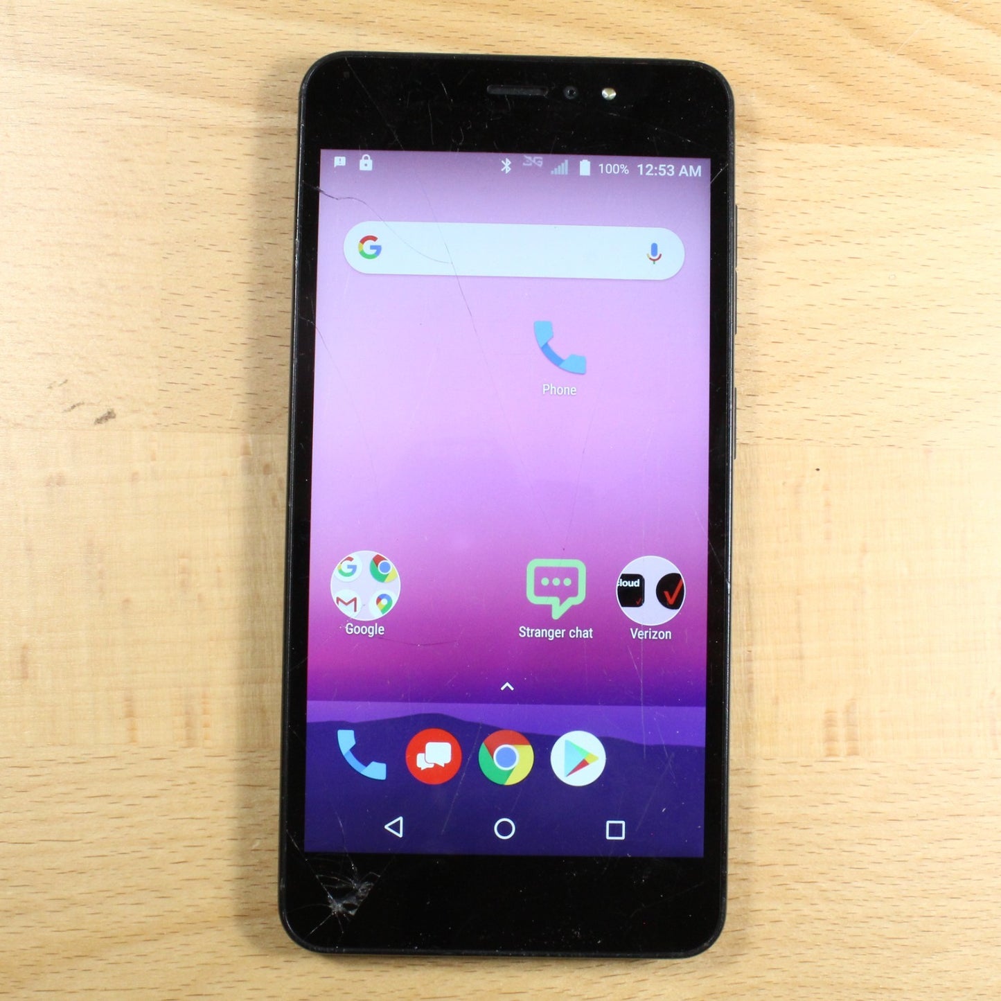 Orbit Wonder RC555L Black Smartphone For Parts #418