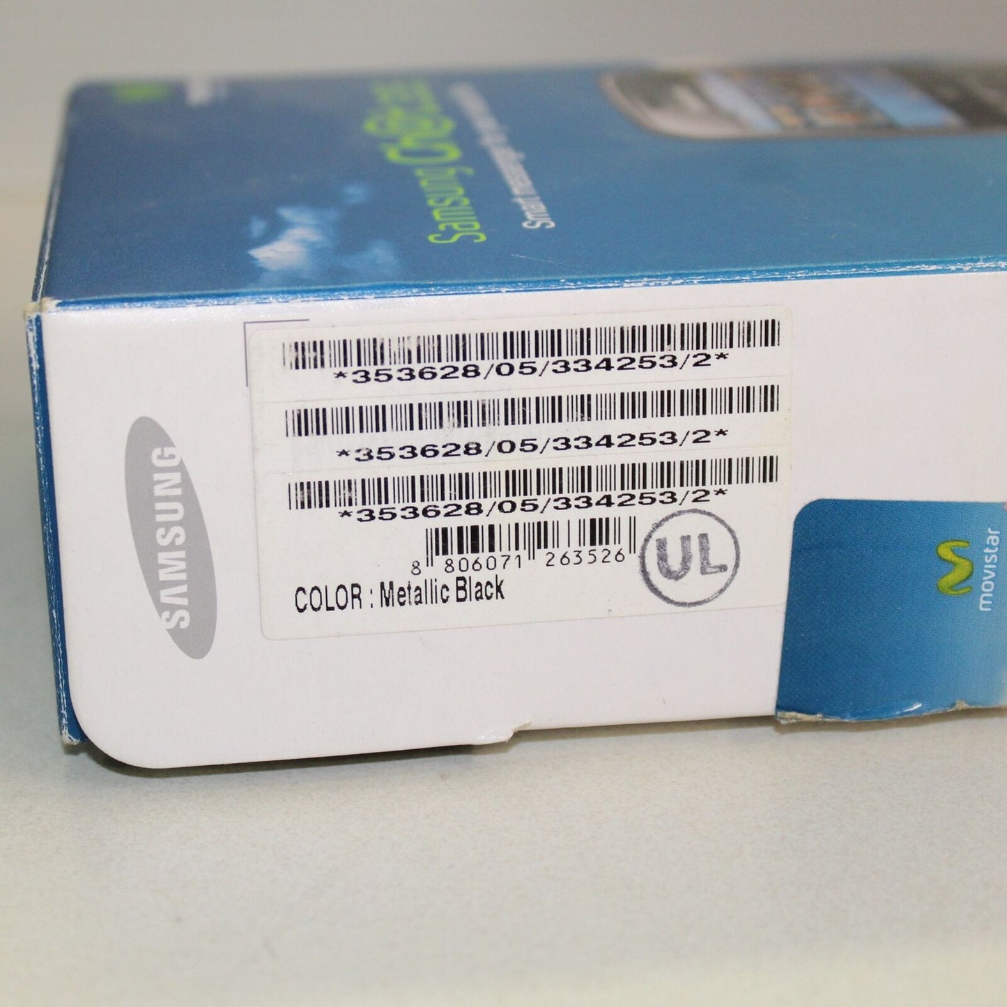 Rare Vintage Samsung Ch@t 335 GT-S3350 Movistar Phone Black In Box Collectible