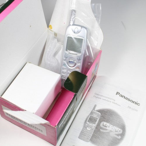 Rare Vintage Panasonic EB-GD92 International Silver In Box Collectible