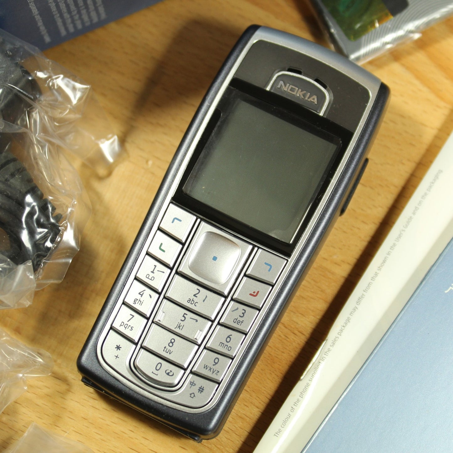 Rare Vintage Nokia 6230 Phone Silver In Box Complete Collectible