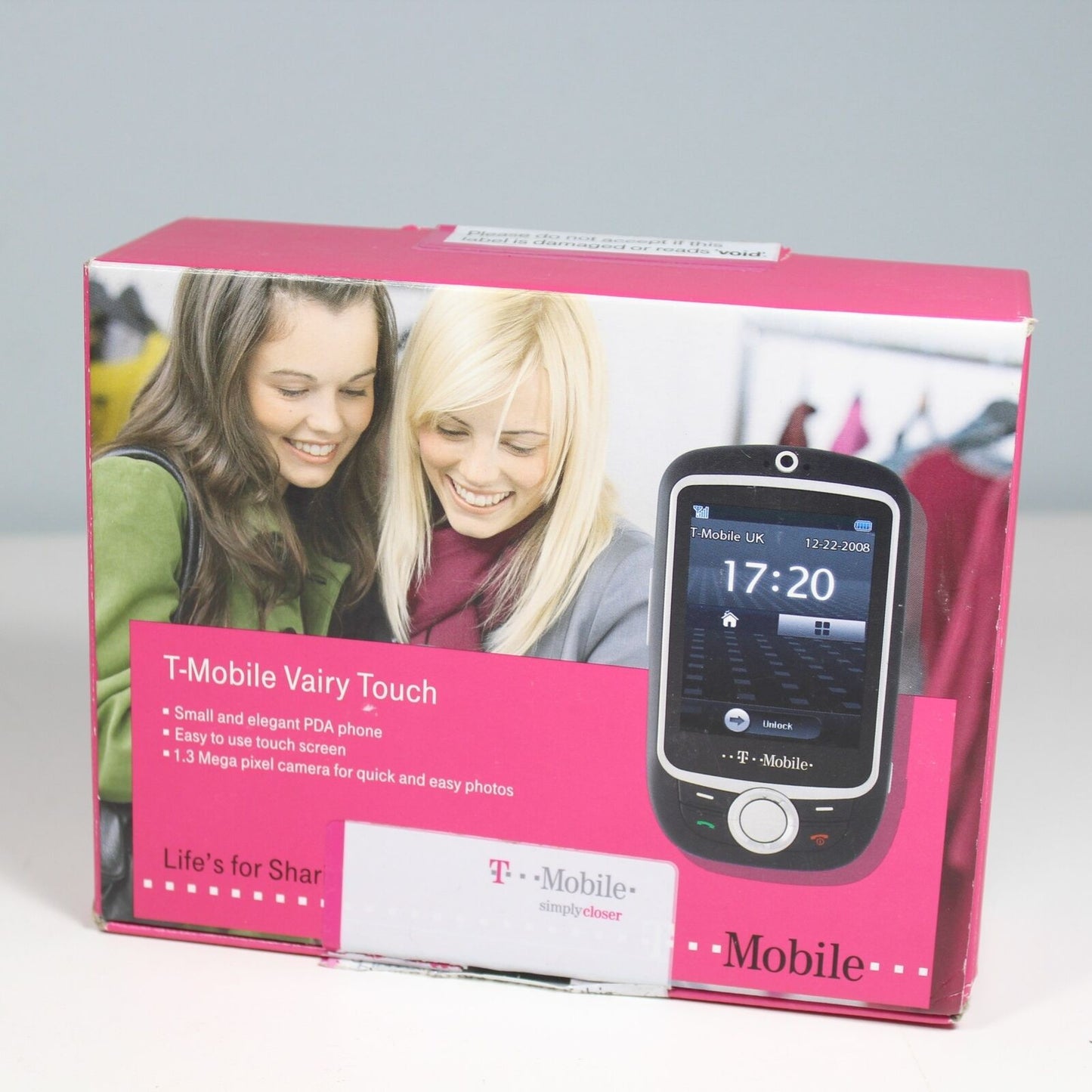 Rare Vintage ZTE X760 Vairy Touch T-Mobile Smartphone 2008 Collectible In Box