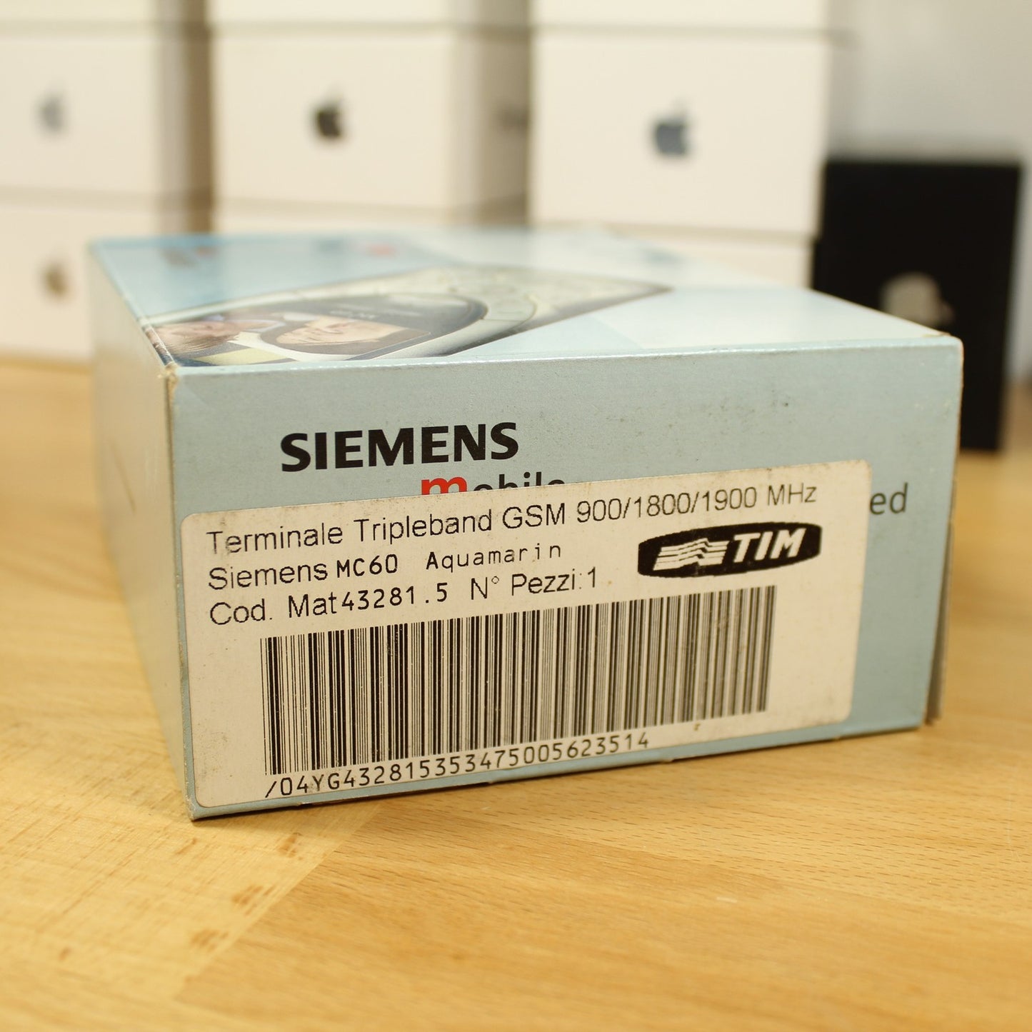Rare Vintage Siemens MC60 TIM Phone Blue In Box International Collectible