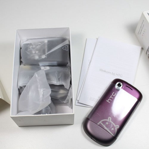 Rare Vintage HTC Tattoo Phone Purple In Box A3288 Vodafone 2009 International