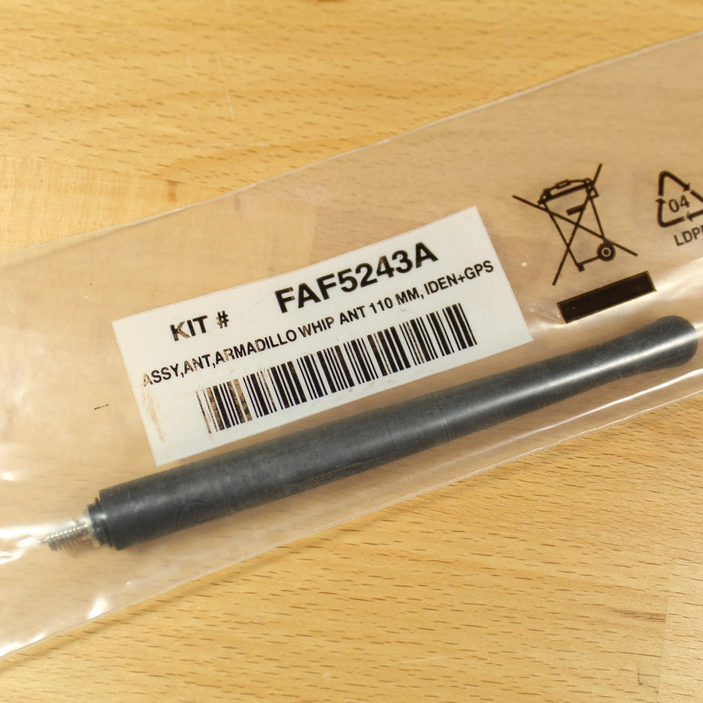 Motorola FAF5243A Armadillo Whip Antenna For Portable Radio FAF5243 New