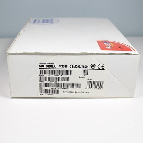 Vintage Motorola M3588 AirTel Phone International In Box Rare Blue Collectible