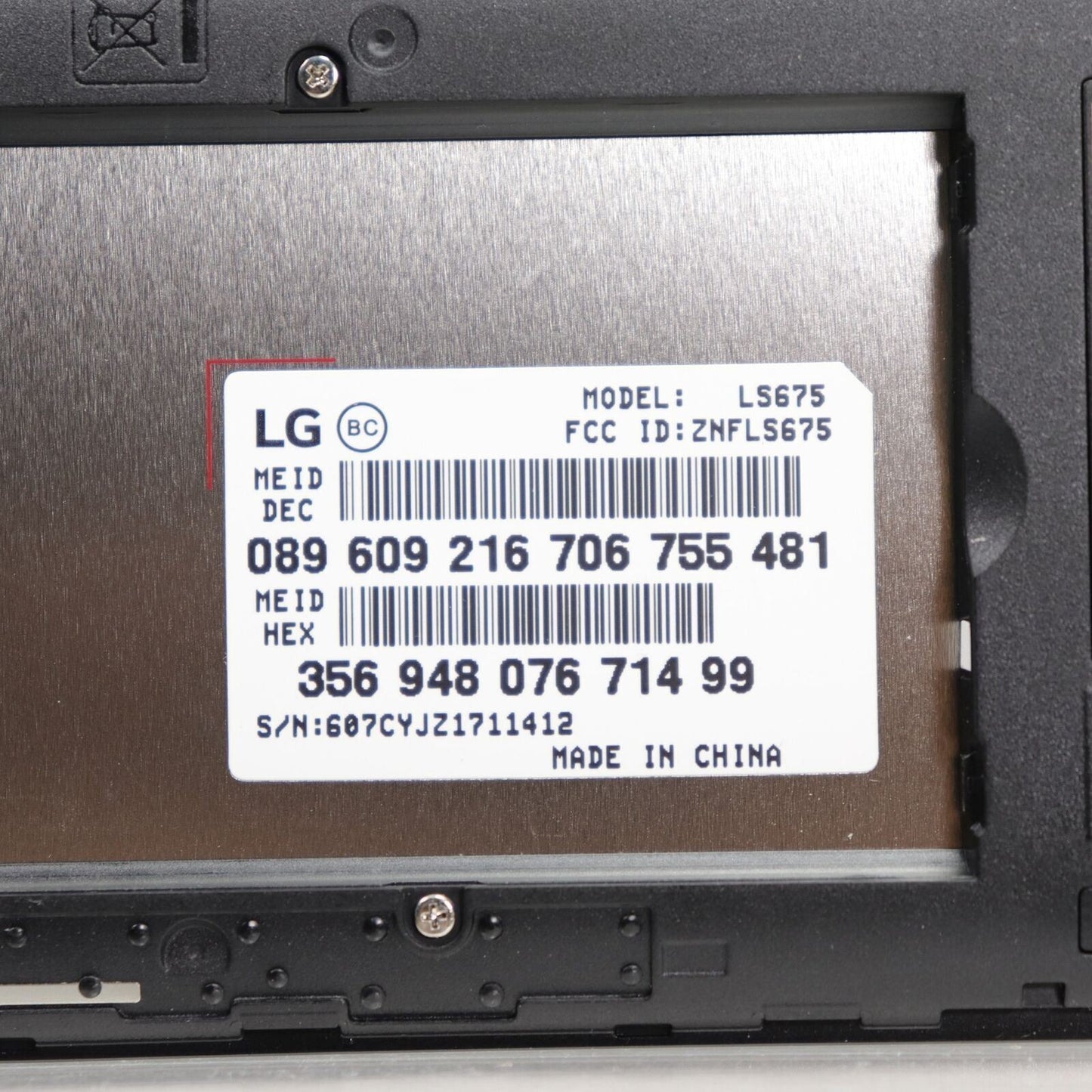 WIFI Touch Phone LG Tribute Boost Mobile 4G LTE LS678 Black 8GB