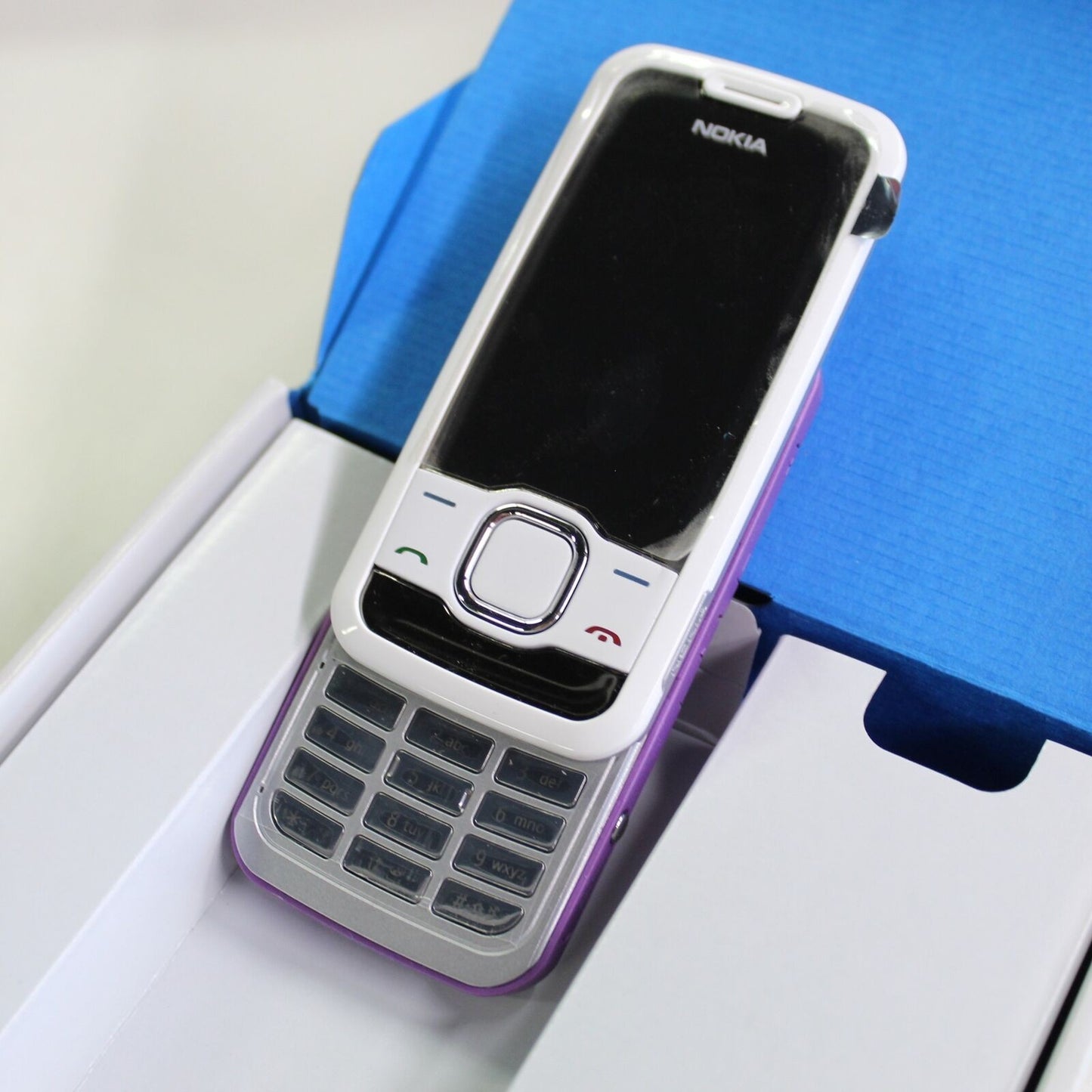 Rare Vintage Nokia 7610 Supernova White Phone International In Box No Battery