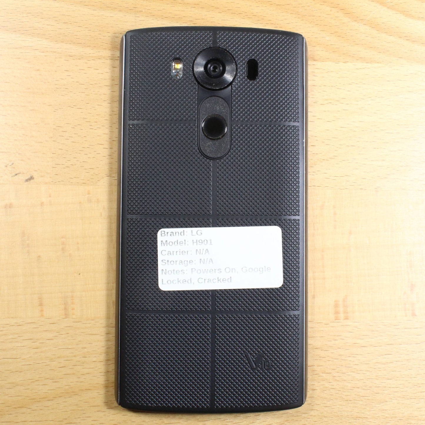 LG V10 H901 Black Smartphone For Parts #368