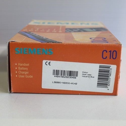 Rare Vintage Siemens Swing C10 AirTel Gray Blue Phone In Box International