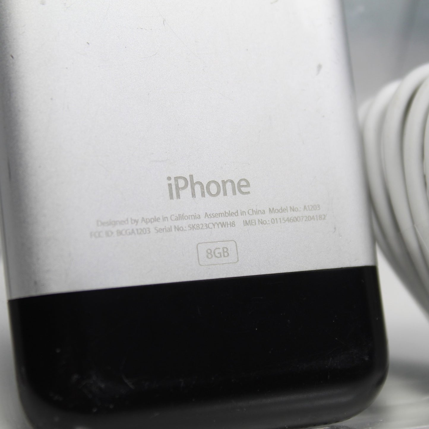 Rare Vintage Apple iPhone 1st Generation AT&T Smartphone 3G GSM 8GB For Parts