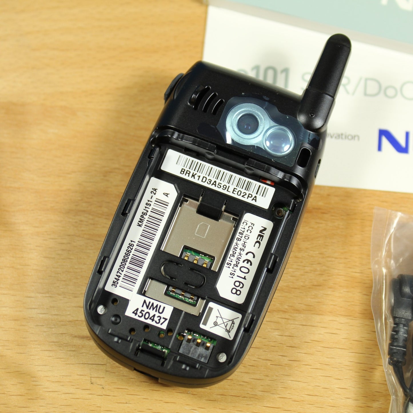 Rare Vintage NEC e101 TIM Phone International In Box Collectible Italian