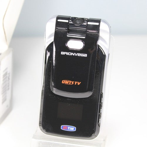 Rare Vintage 2007 TV Phone Black Brionvega N7100 Flip In Box New Complete Italy
