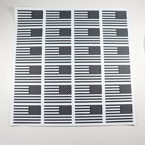 3 X 2 U.S.A Flag Iron On Decal - For Jackets, Shirts, Hats - DIY Project