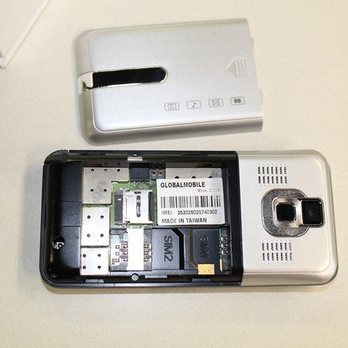 Unlocked Smartphone Global Mobile G0005 Unlocked Worldwide Silver In Box
