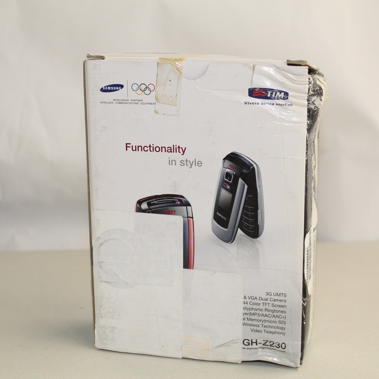 Olympic Samsung SGH-Z230 TIM Pink Phone International In Box Collectible Classic