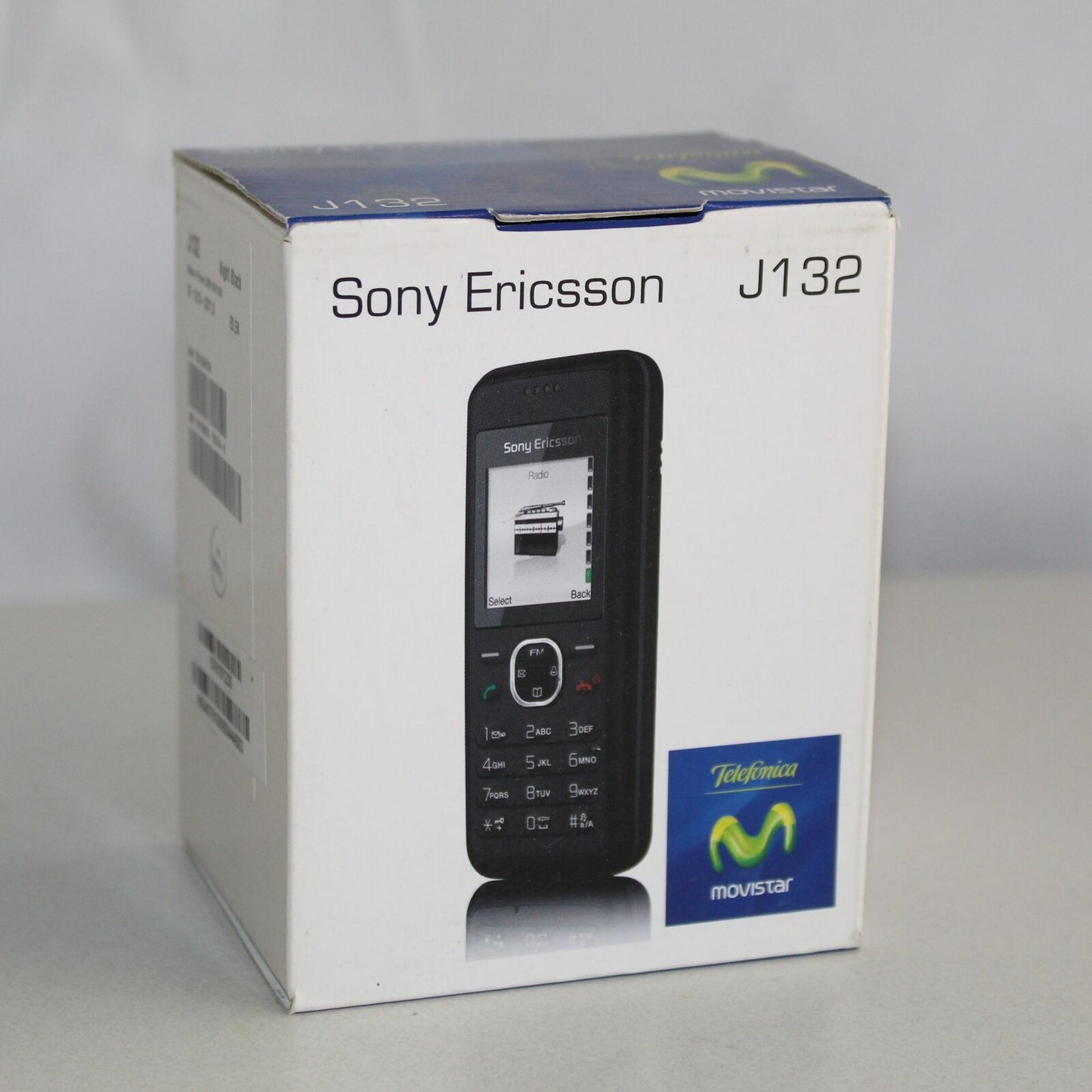 Rare Vintage Sony Ericsson J132 Movistar Black Phone 3G GSM In Box Complete