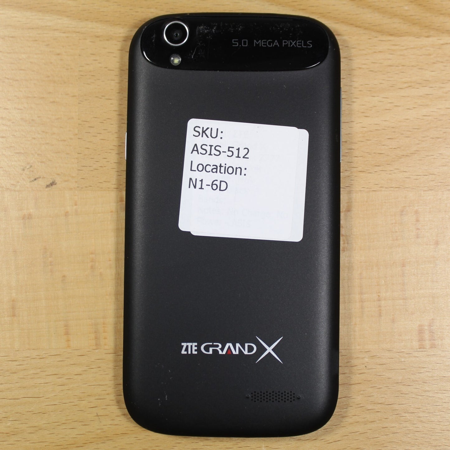 ZTE Grand X Z777 Cricket Smartphone Black For Parts Untested 074