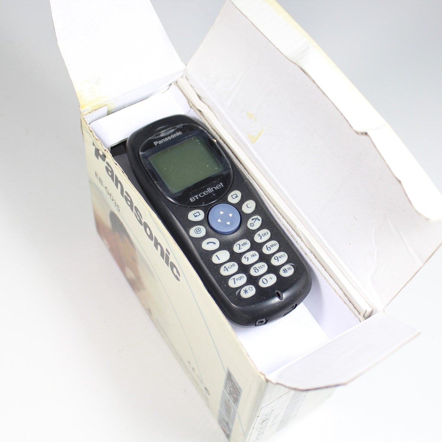 Rare Vintage Panasonic EB-GD35 Phone International Black In Box Collectible