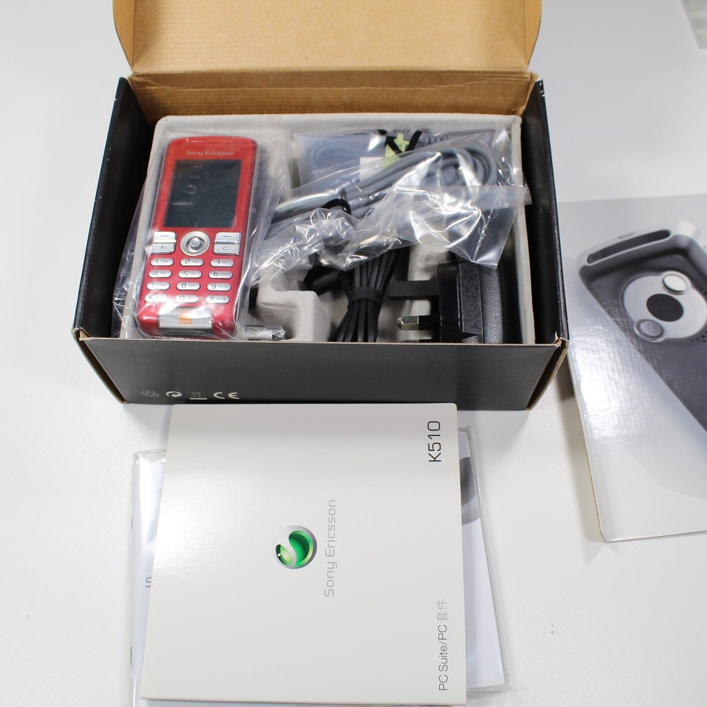 Rare Vintage Sony Ericsson K510i Orange Phone Seductive Red GSM In Box Complete