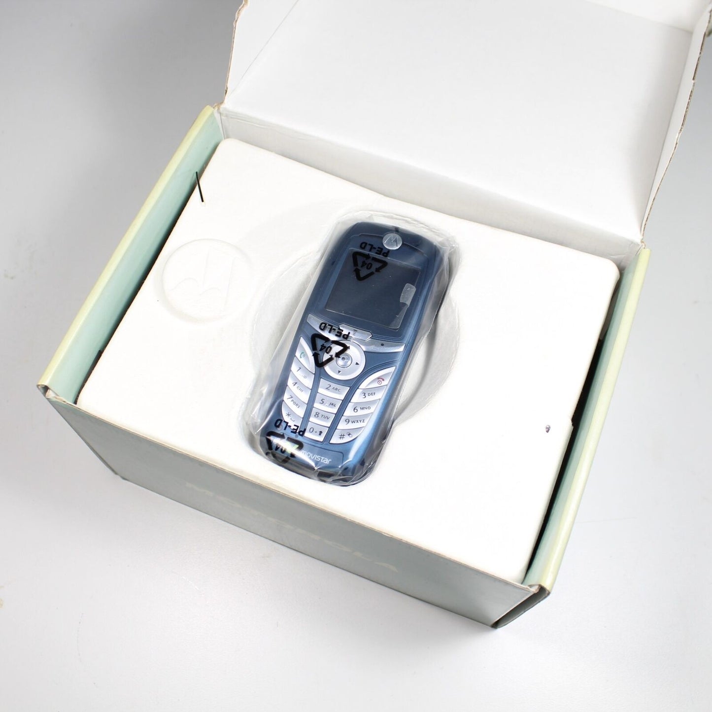Rare Vintage Motorola C390 Movistar Phone International In Box Complete Mexico