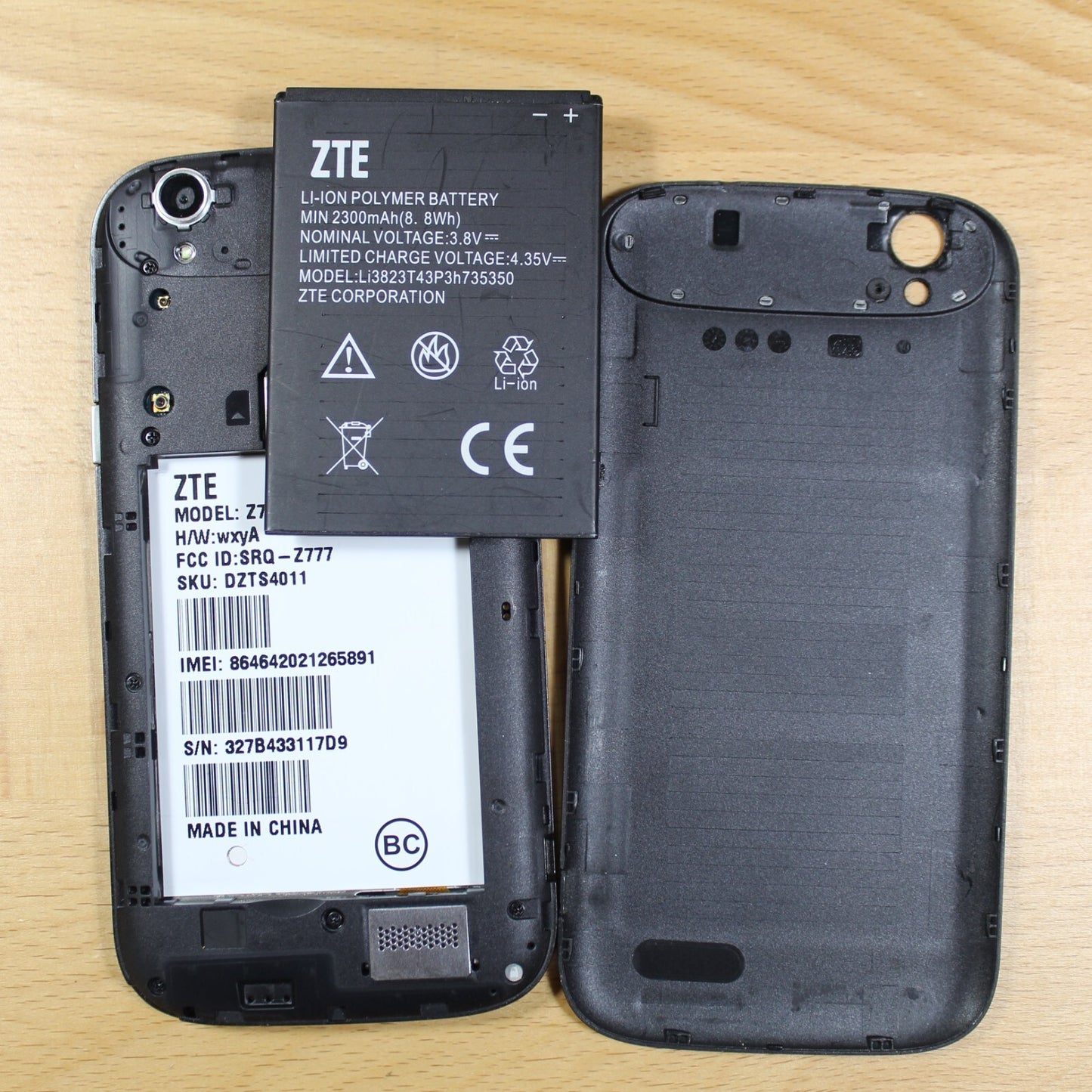 ZTE Grand X Z777 Cricket Smartphone Black Used Good