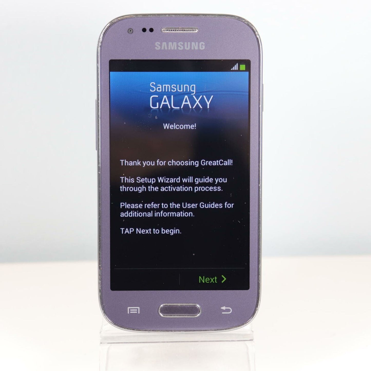 Samsung Galaxy Stardust SM-G310R5 Great Call Smartphone 3G Gray 8GB
