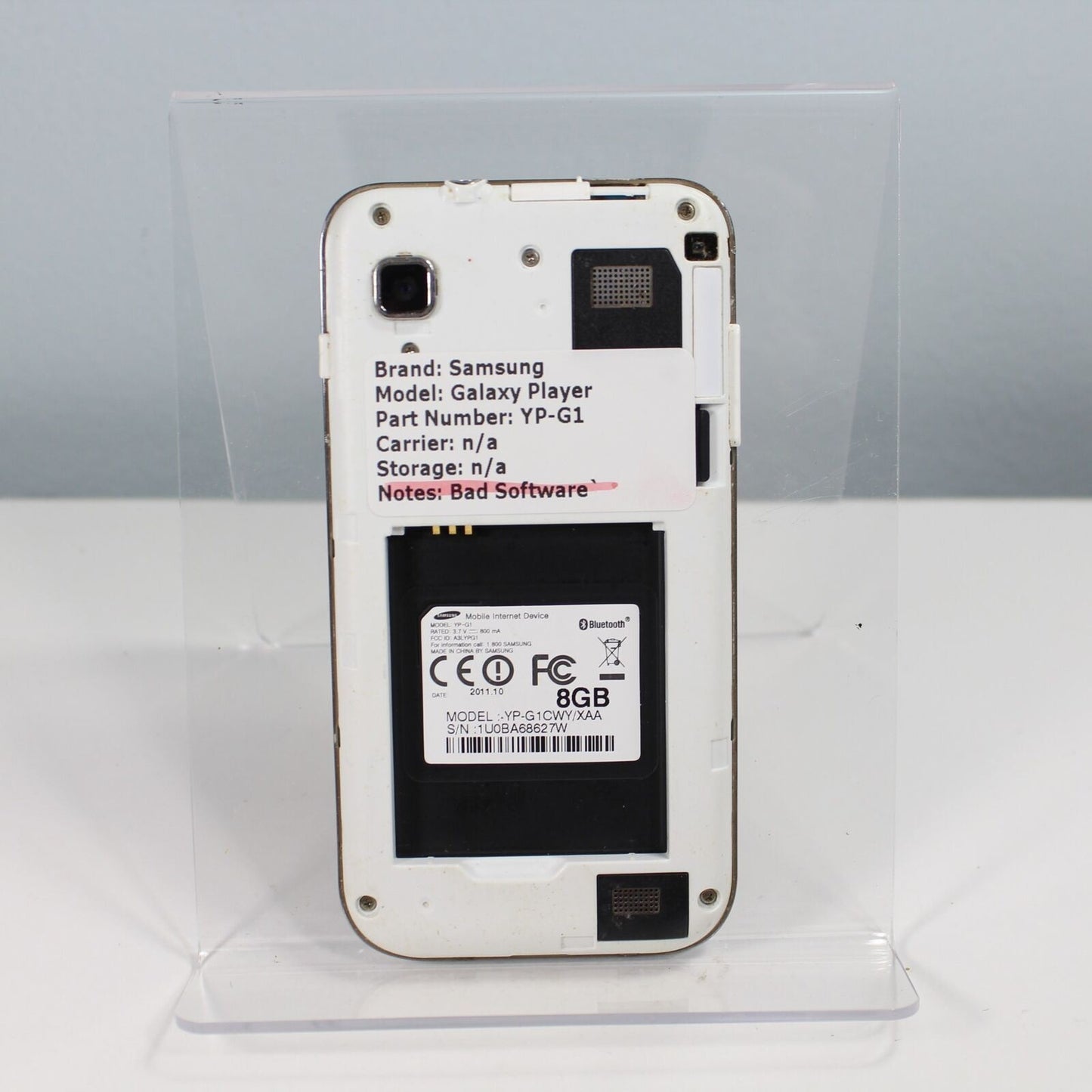 Samsung Galaxy Player YP-G1 Smartphone For Parts ASIS Gold Silver Recovery