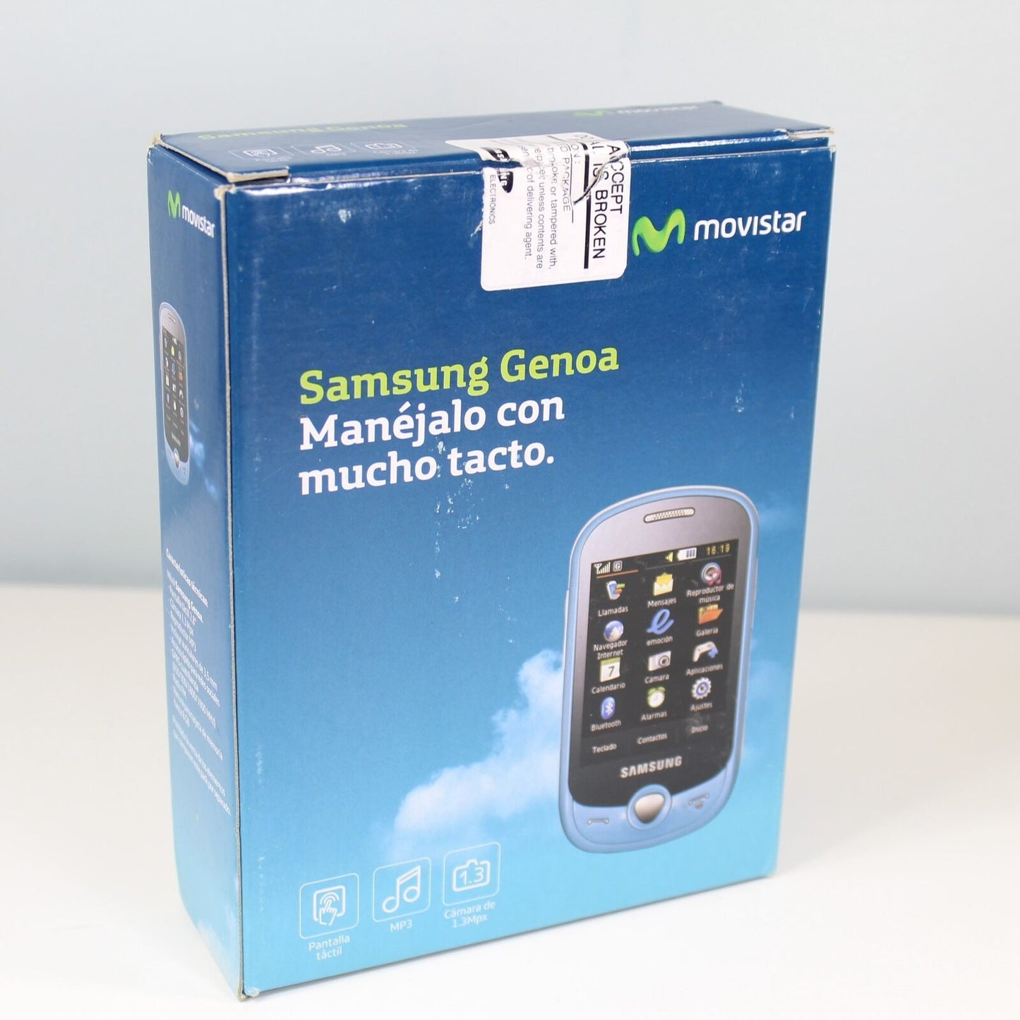 Vintage Samsung GT-C3510 Genoa MoviStar White Phone New In Box International