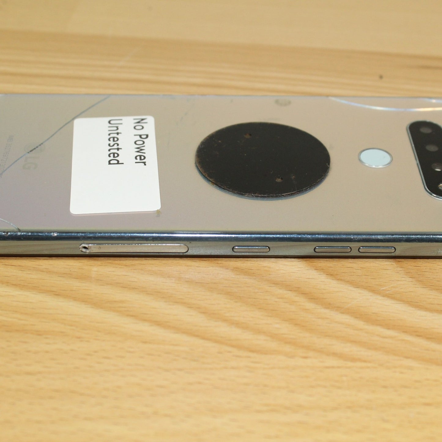 LG Stylo 6 Smartphone 64GB White For Parts or Repair ASIS