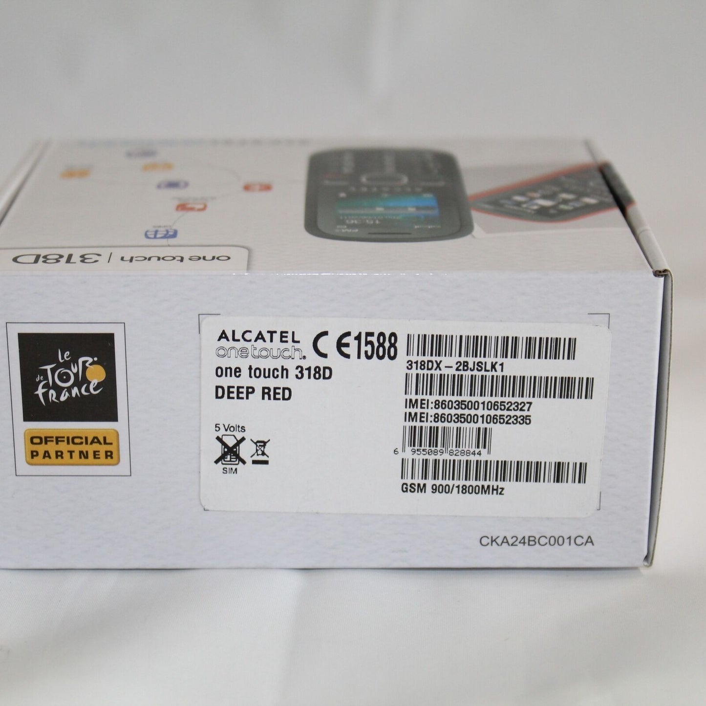 Alcatel One Touch 318D Unlocked Red Dual SIM Smartphone 2012 GSM New In Box