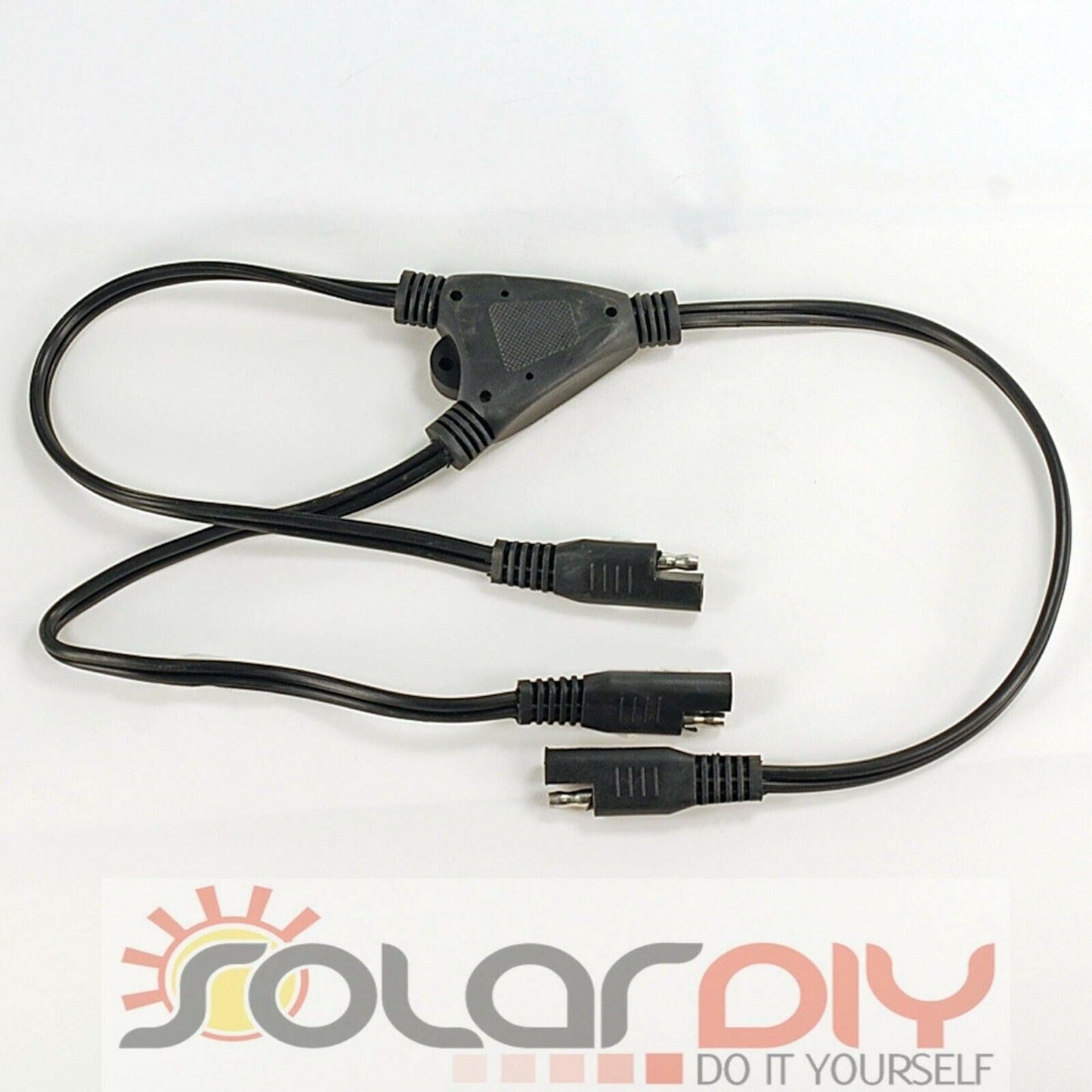 SAE Parallel Connectors 16 AWG DC Power Solar Automotive DIY Cable 2' long