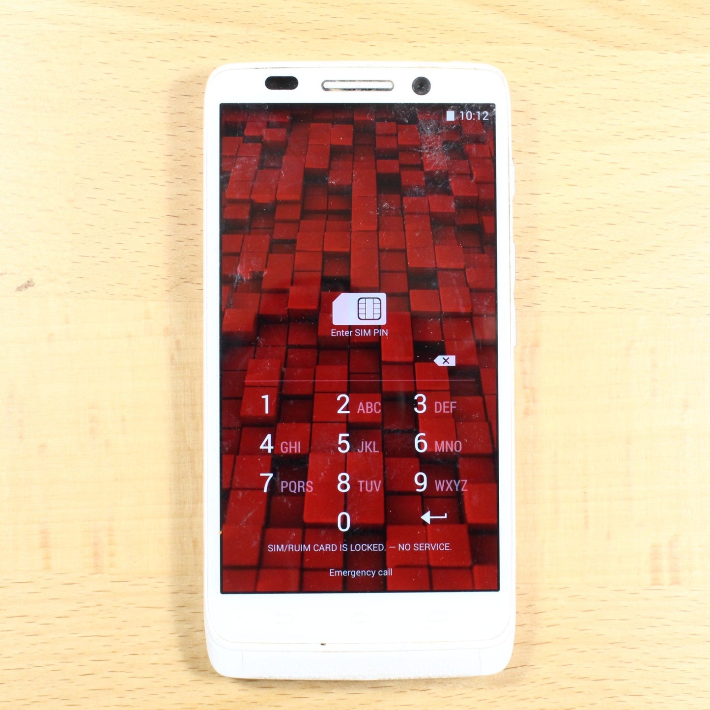 Motorola Droid Mini XT1030 Verizon White Smartphone For Parts #411