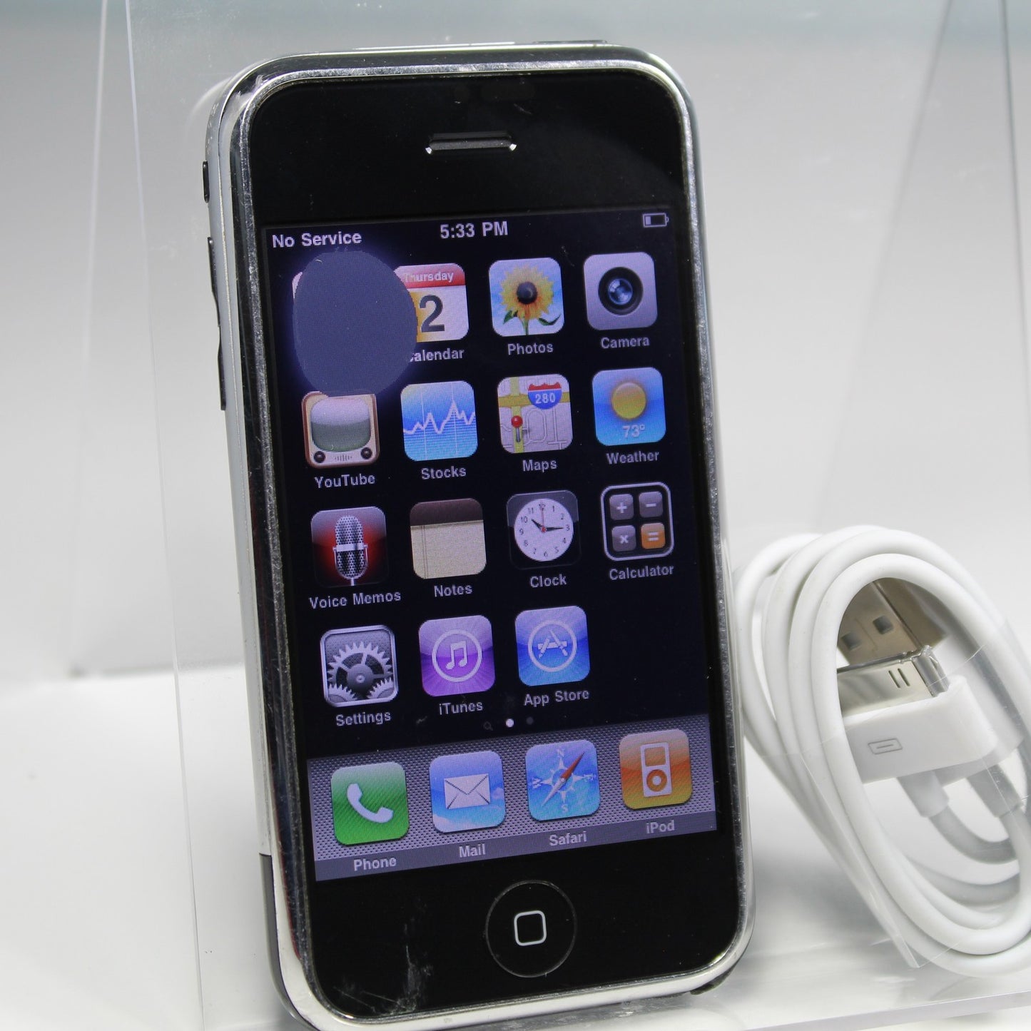 Rare Vintage Apple iPhone 1st Generation AT&T Smartphone 3G GSM 8GB For Parts