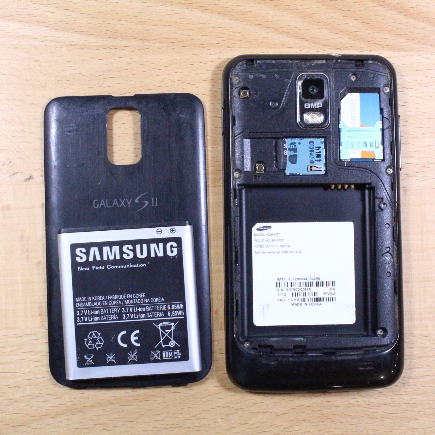 Samsung Galaxy S2 SGH-i727 AT&T Smartphone For Parts #318