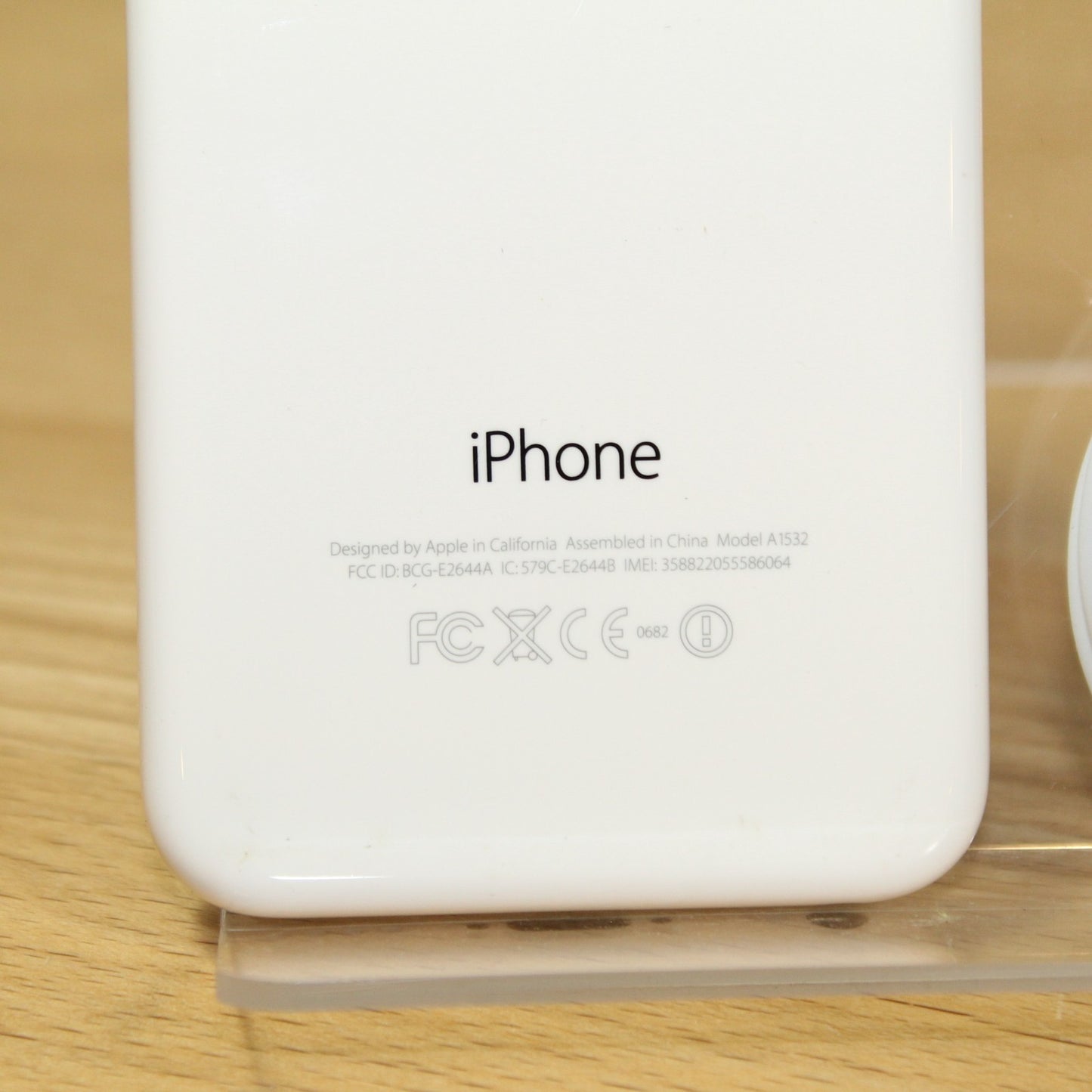 Rare Vintage Unlocked Apple iPhone 5C A1532 4G LTE Smartphone IOS White 16GB
