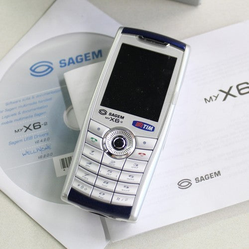 Rare Vintage SAGEM myX6-2 Phone White International In Box Complete