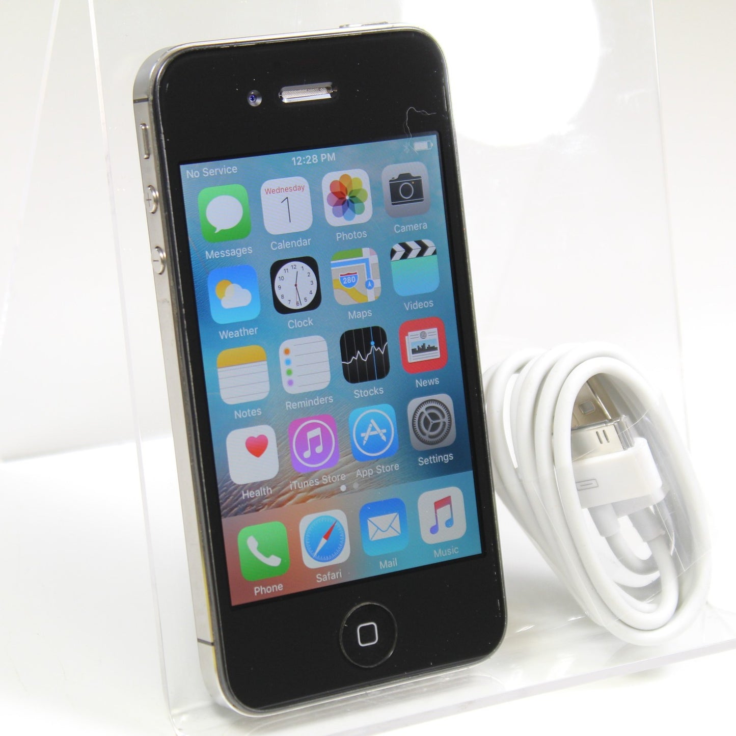 Vintage Apple iPhone 4S A1387 Smartphone 3G Black 32GB IOS In Box