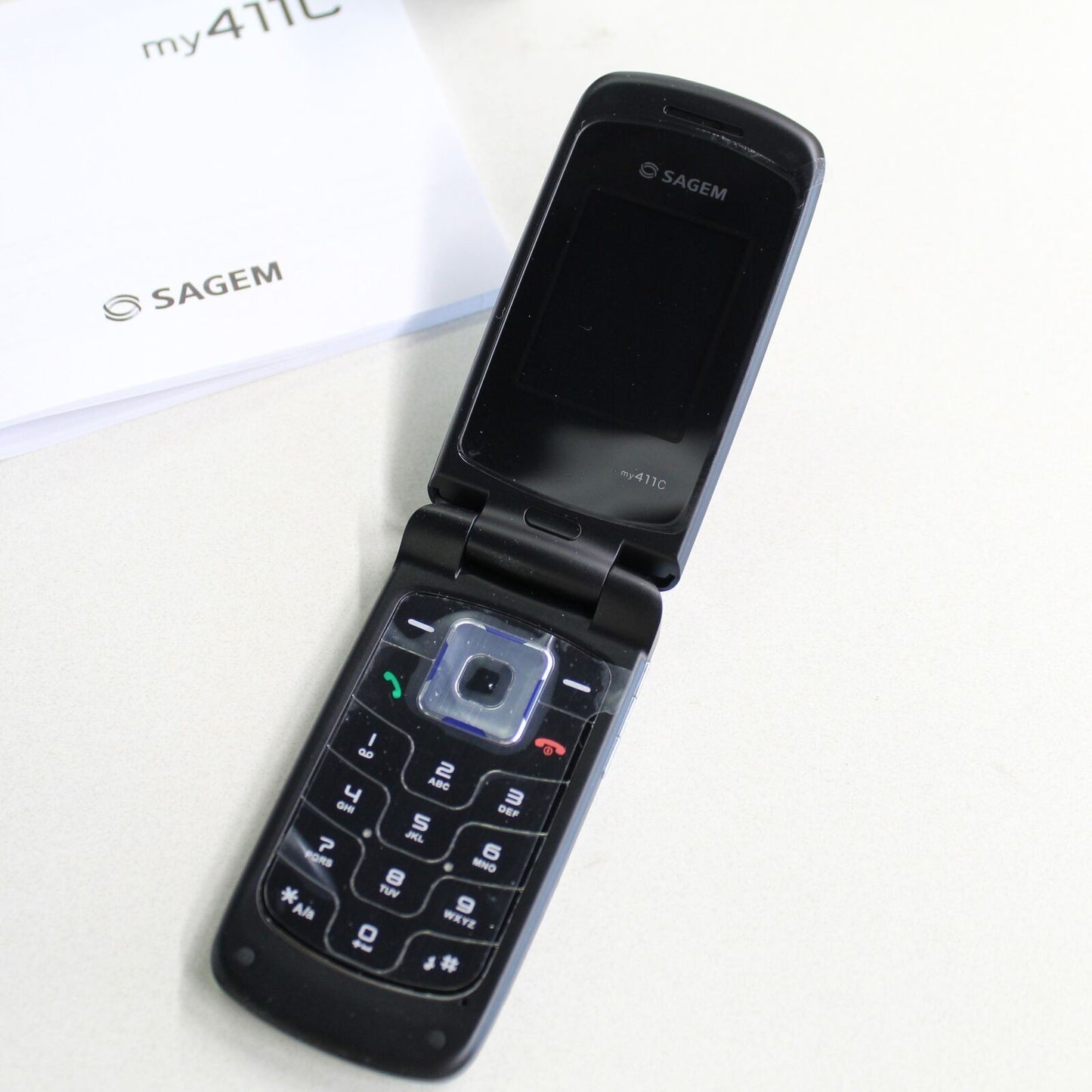Rare Vintage SAGEM my411c TIM Phone Black International In Box Collectible