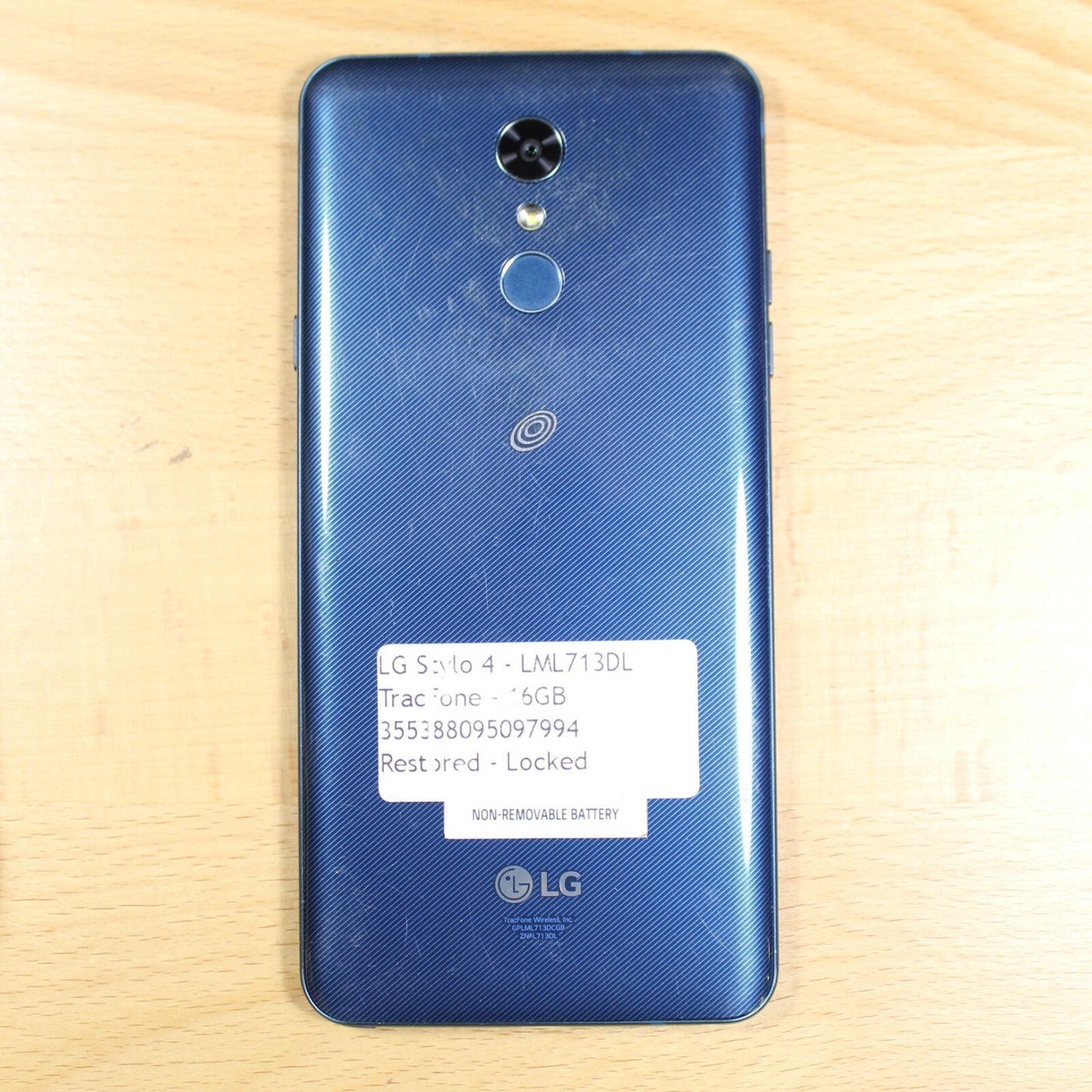 LG Stylo 4 LML713DL TracFone 16GB Smartphone For Parts #207