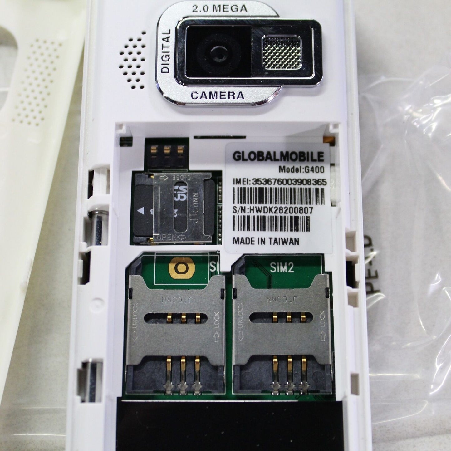 Vintage Unlocked Phone World Wide Global Mobile G400 Quad Band In Box Complete