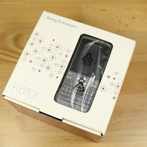 Rare Vintage Sony Ericsson K610i Gray In Box Collectible Bundle