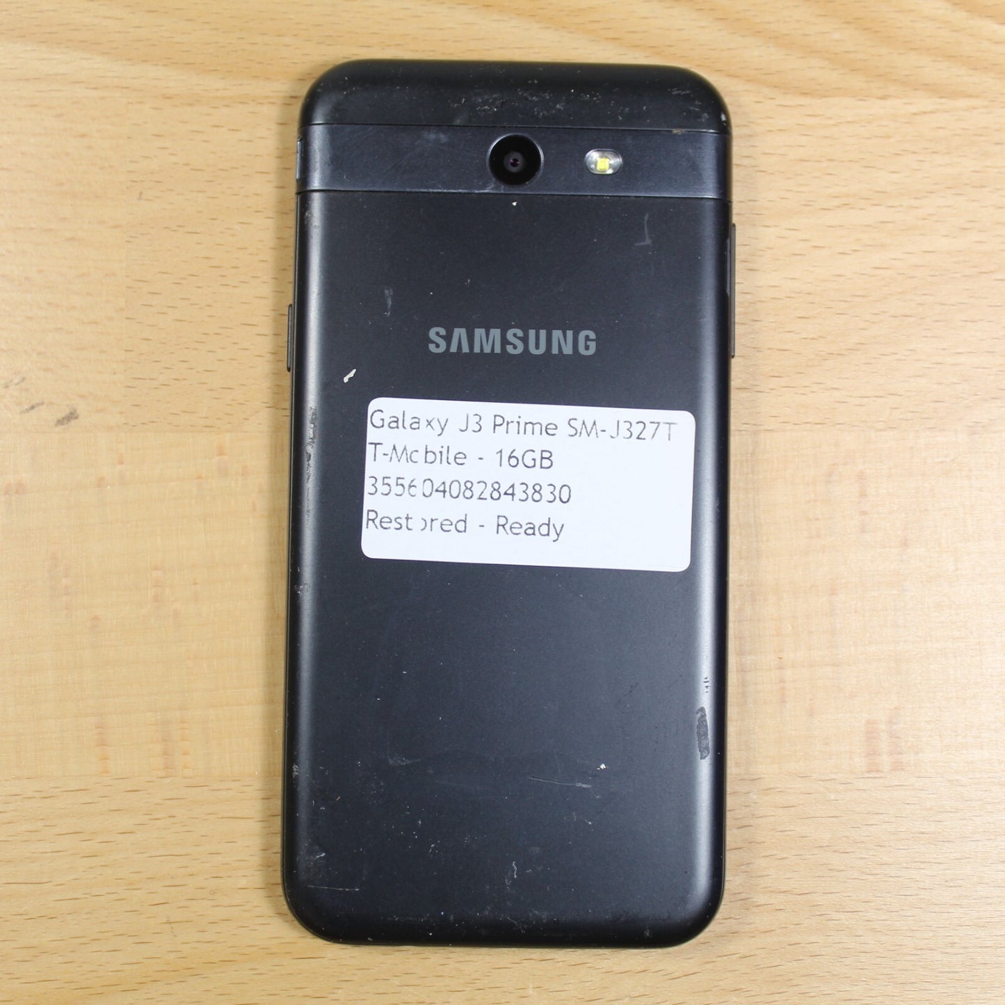 Samsung Galaxy J3 Prime T-Mobile SM-J327T1 16GB Smartphone Black Good #152