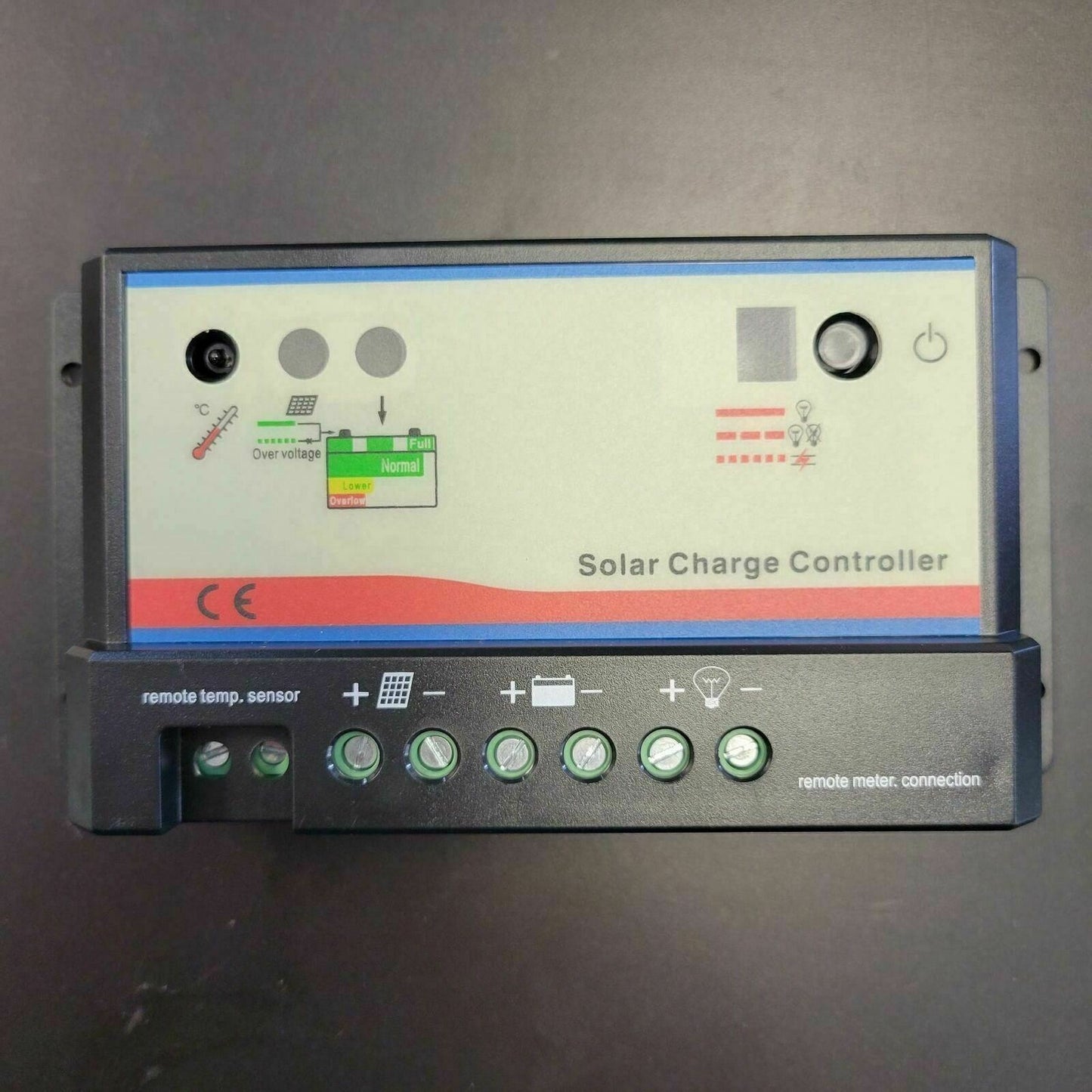 10A 20A Solar Controller Remote Meter 12V/24V LCD Display RV Camper