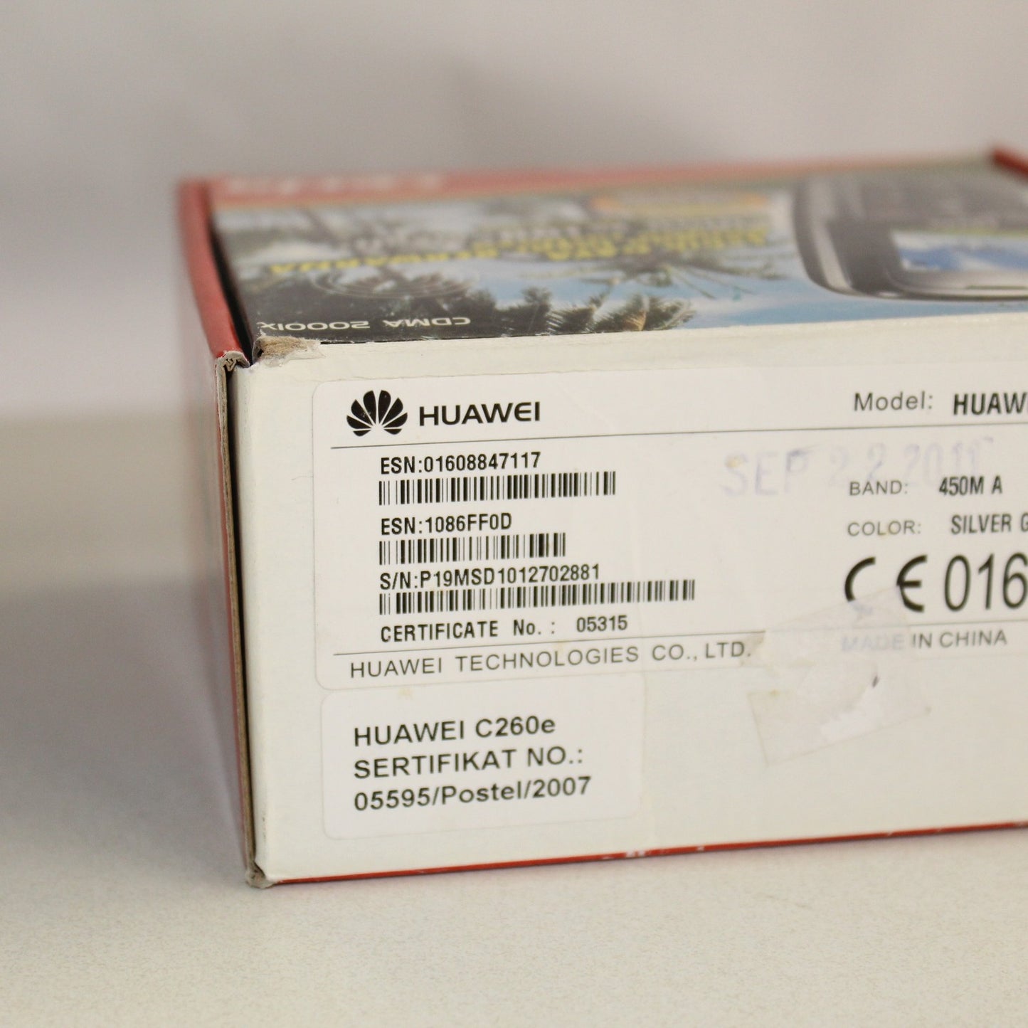 Rare Vintage Huawei C260e Ceria CDMA Phone International In Box Complete