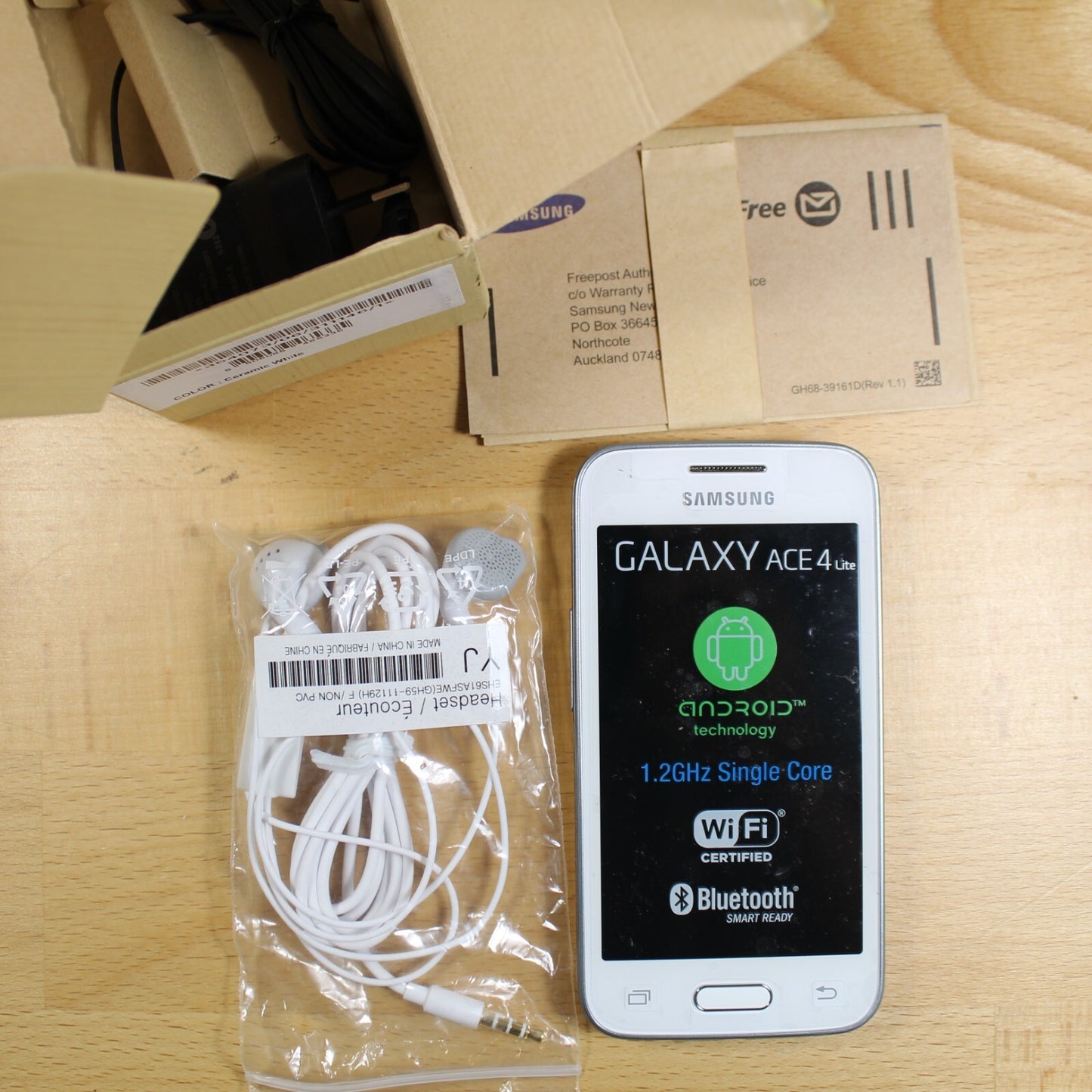 Samsung Galaxy Ace 4 Lite - 8 GB - Classic White (Unlocked) Open Box SM-G313ML